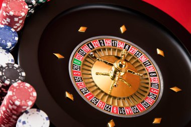 Kumarhane ruleti, bir hareketle, Poker Chips