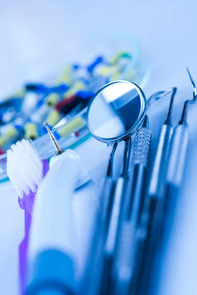 Saúde Estomatologia Equipamentos Conceito Odontologia — Fotografia de Stock