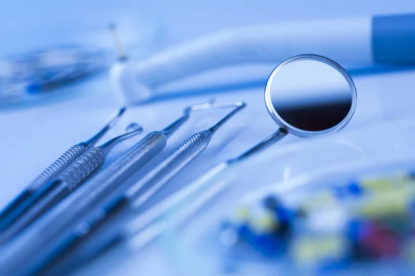 Sprzęt Stomatologiczny Pielęgnacji Zębów — Zdjęcie stockowe