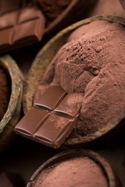 Ποικιλία Σοκολάτα Καραμέλα Γλυκό Κακάο Pod — Φωτογραφία Αρχείου