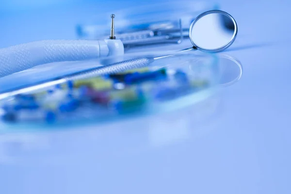 Стоматологічне Обладнання Догляду Зубами — стокове фото