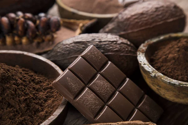 Csokoládé Édesség Desszert — Stock Fotó