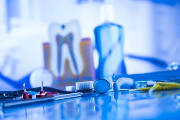 Tandheelkundige Kliniek Interieur Gereedschap Voor Medische Apparatuur — Stockfoto