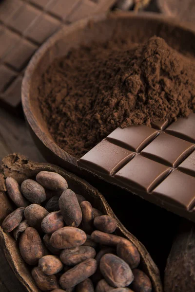 Bares Chocolate Dulces Dulces Postres —  Fotos de Stock