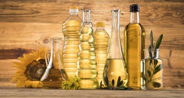 Pişirme ve gıda yağı ürünleri, Ekstra bakire zeytin, ayçiçeği tohumu, kolza yağı