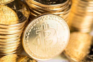 Sanal para, para birimi. Bitcoin paraları, finansal tablolar