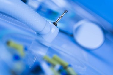 Diş araçları ve ekipman arkaplanı