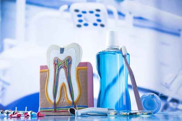 Dental Clinic Interior Medicine Equipment Tools — Stock Photo, Image