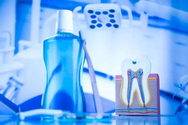 Clínica Dental Interior Herramientas Equipos Medicina — Foto de Stock