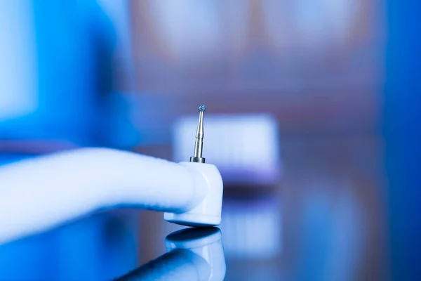 Símbolos Cuidados Dentários Escova Dentes Pasta — Fotografia de Stock