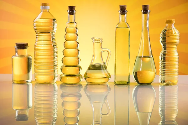 Extra Vierge Olijven Olieproducten — Stockfoto