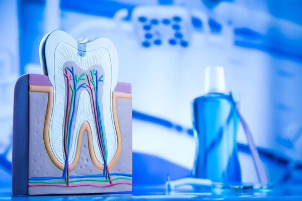 Interno Della Clinica Dentistica Strumenti Attrezzatura Medica — Foto Stock