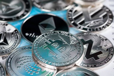 Kripto para birimi ve dünya çapında ödeme, teknoloji konsepti