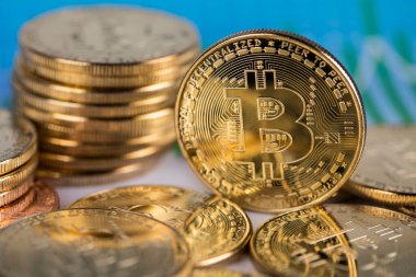 Bitcoins ve yeni sanal para konsepti, finansal tablo