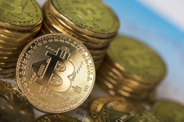 Sanal para, para birimi. Bitcoin paraları, finansal paralar