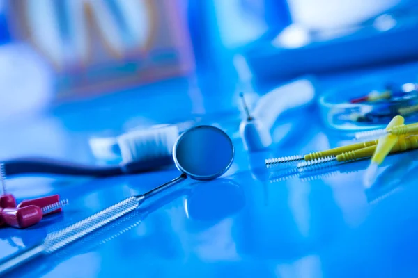 Dental Clinic Interior Medicine Equipment Tools — Stock Photo, Image