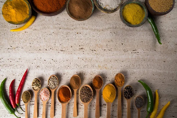 Utrymme För Din Text Spice Still Life — Stockfoto