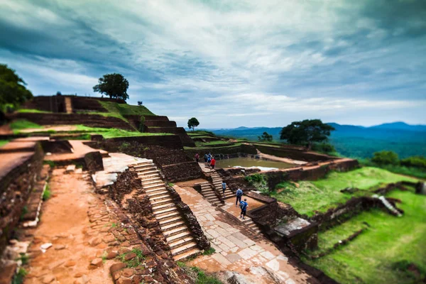 Sri Lanka Nebel Tropischen Berg — Stockfoto