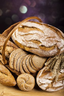 kompozisyon ile ekmek loafs