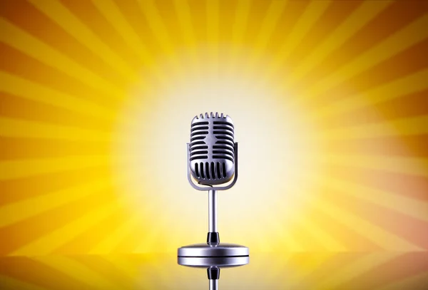 Retro Microphone — Stock Photo, Image
