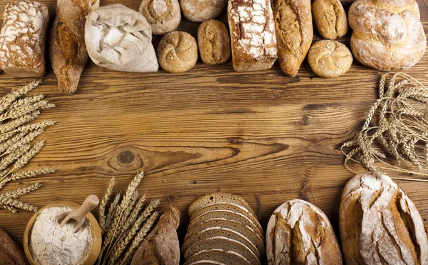 Chleb ramki — Zdjęcie stockowe