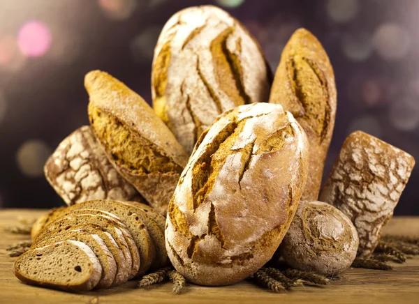 Composition with loafs of bread — Stock Photo, Image