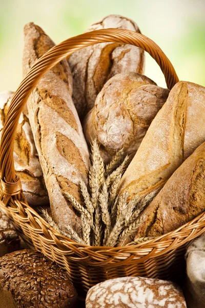 Composição com loafs de pão — Fotografia de Stock