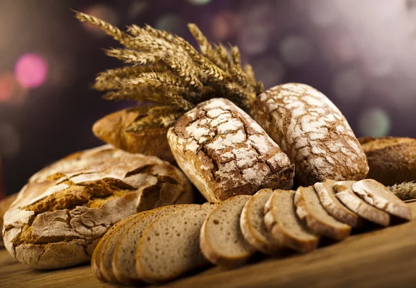 Composition with loafs of bread — Stock Photo, Image