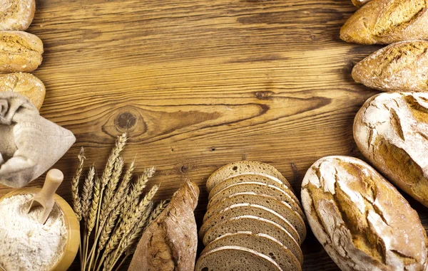 Bread frame — Stock Photo, Image