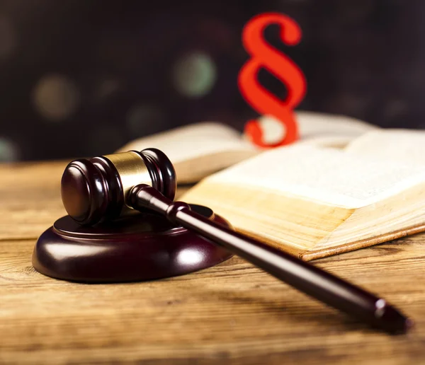 Concepto de Derecho y Justicia — Foto de Stock