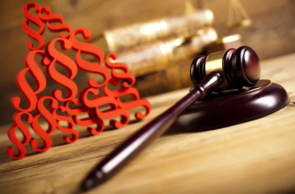 Concepto de Derecho y Justicia — Foto de Stock