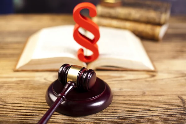 Concepto de Derecho y Justicia — Foto de Stock