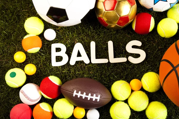 Sports balls — Stock Photo, Image