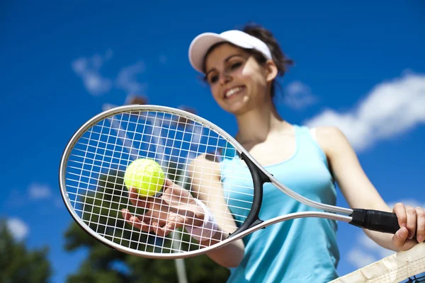 Tennisspielerin Stockbild