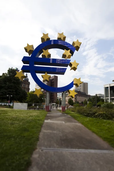 Eurosymbool Stockfoto