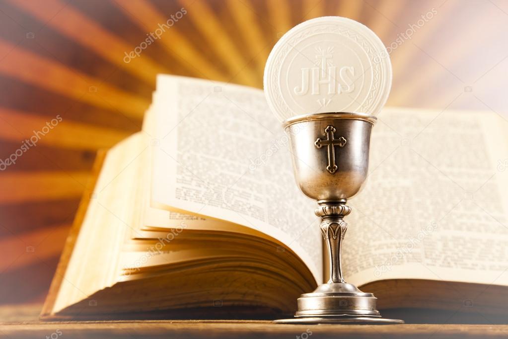 Sacrament of communion — Stock Photo © JanPietruszka 53078537