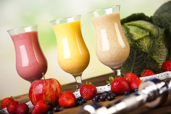 Gesunde Ernährung, Proteinshakes — Stockfoto