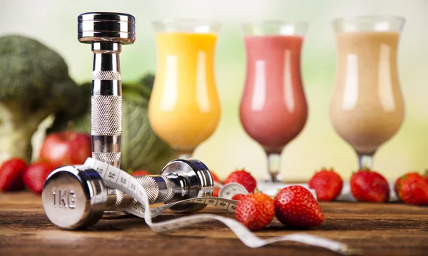 Gesunde Ernährung, Proteinshakes — Stockfoto