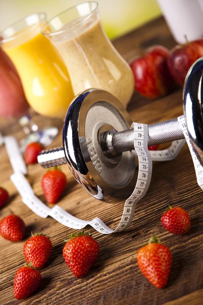 Dieta saudável, batidos de proteína — Fotografia de Stock