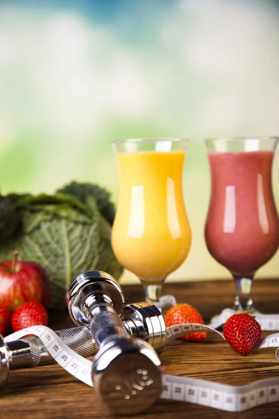 Healthy diet, protein shakes — Stock Photo, Image