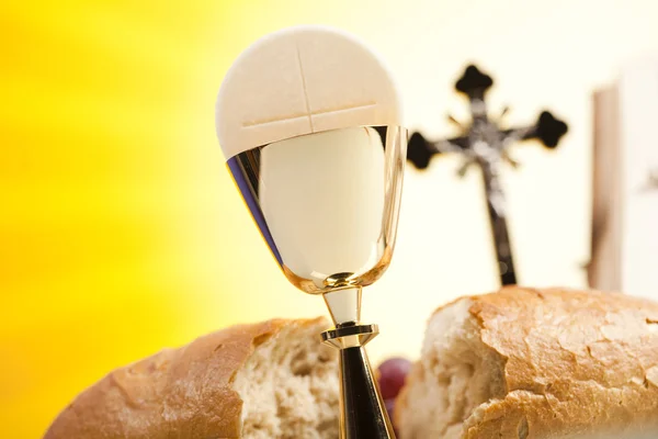 Eucharistie, sacrament van communie — Stockfoto