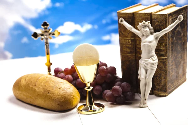Christelijke heilige communie — Stockfoto