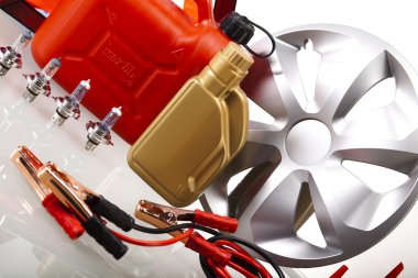 Araba aksesuarları kümesi