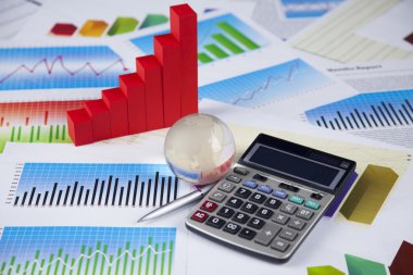 İş kavramı ile finansal simgeler