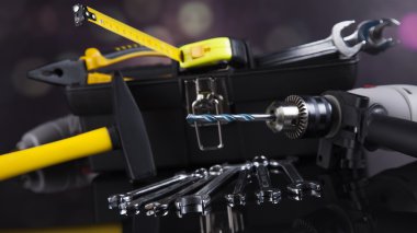 İnşaat aletleri, ev yenileme kavramı 