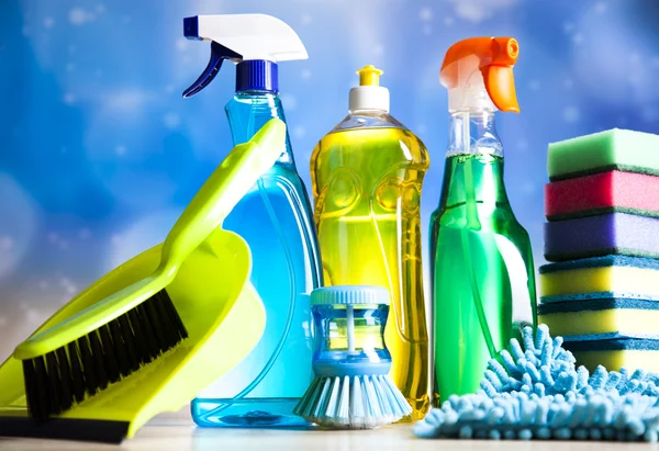 Cleaning products for home work — Stock Photo, Image