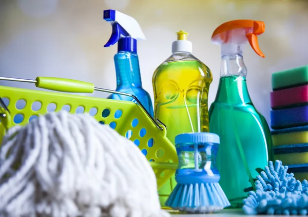 Set of cleaning products — Stock Photo, Image