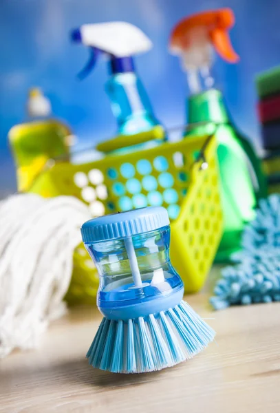 Variety of cleaning products — Stock Photo, Image