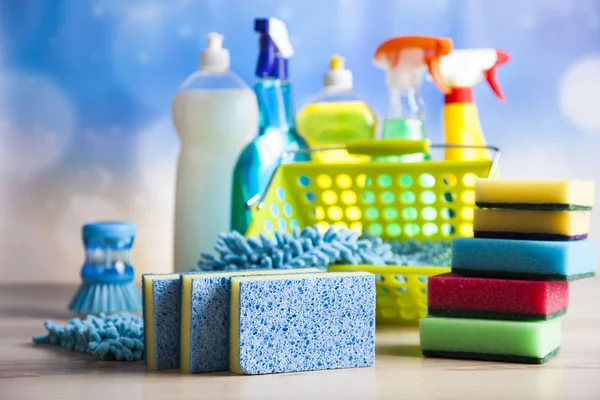 Assorted cleaning products — Stock Photo, Image