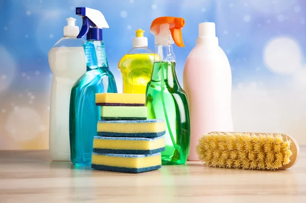 Set of cleaning products — Stock Photo, Image